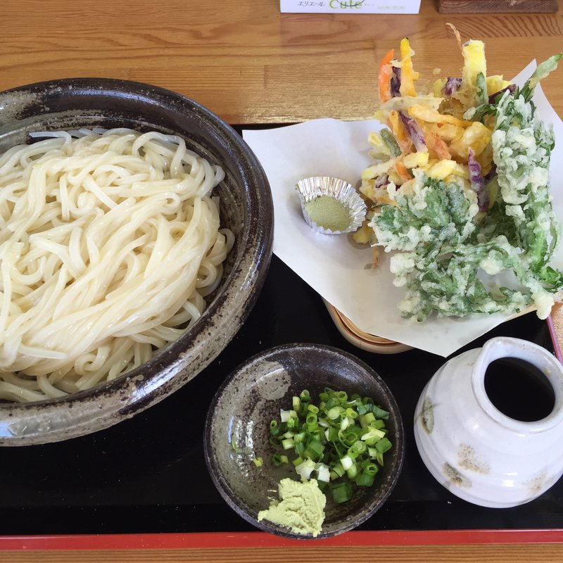 かき揚げうどん 大盛り