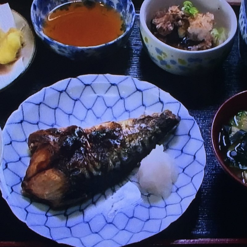 サバの塩焼定食(季膳 (のりぜん))