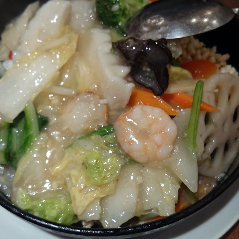 具たくさん海鮮おこげ(紅虎軒 天王寺ミオ)