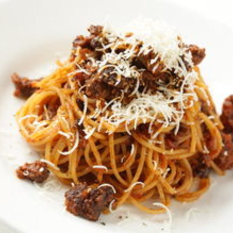 ゴロゴロ挽き肉のボロネーゼ(じゃむ )