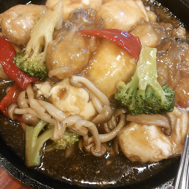 牡蠣の鉄板焼(中華料理 唐園)