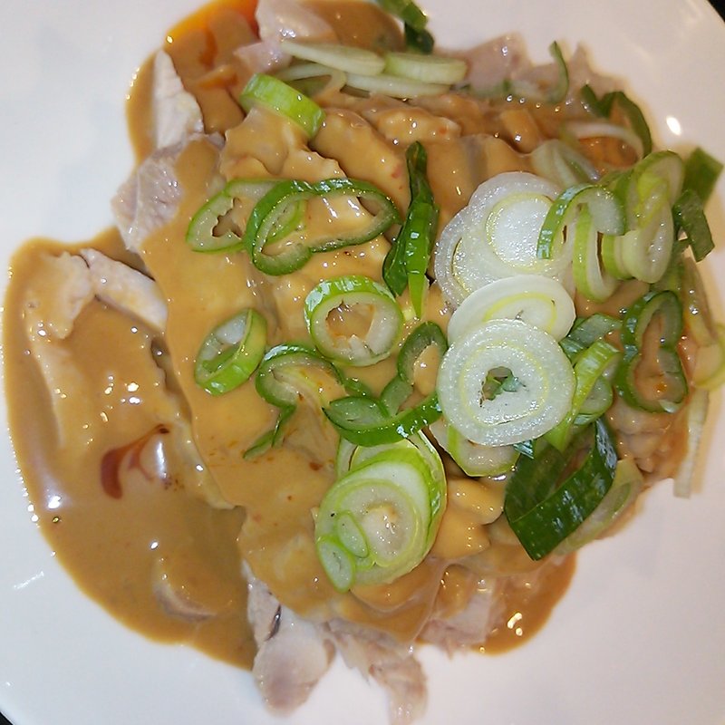 バンバンジー定食(中華料理 唐園)