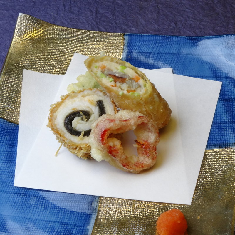 鱧の天麩羅(浅草 日本料理 もちづき)