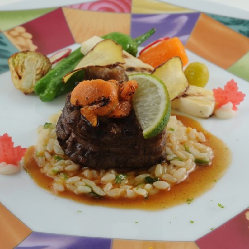 牛フィレ肉と焼きうに(モナリザ 恵比寿店 （MONNA LISA）)