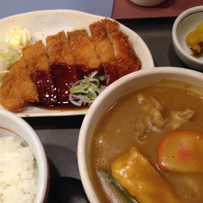 カレーセット(若鯱家 イトーヨーカドー武蔵境店)