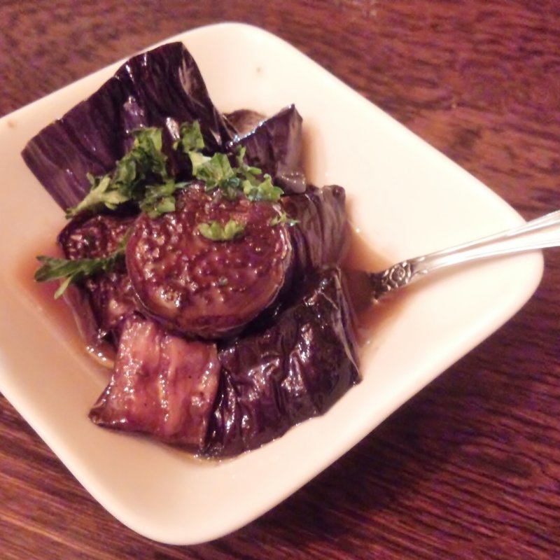 揚げナスのバルサミコマリネ(Bar Nogawa)