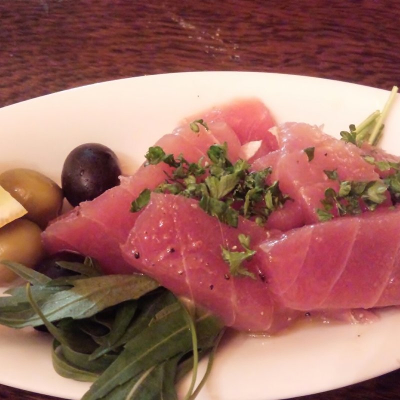 カルパッチョ メジマグロ(Bar Nogawa)