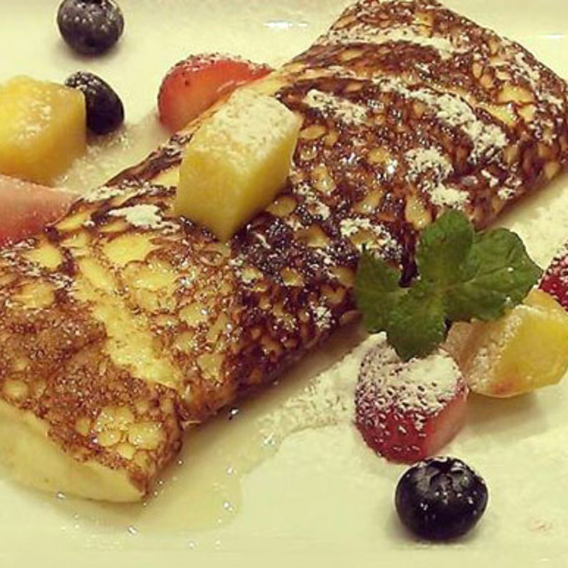 チーズスフレパンケーキ(ビストロカフェ レディース&ジェントルメン （BISTRO CAFE LADIES & GENTLEMEN）)