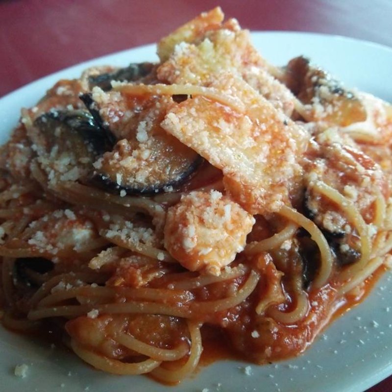 茄子、白菜、クリームチーズとポモドーロ(ＯＳＴＥＲＩＡ ｅｍｍｅ)