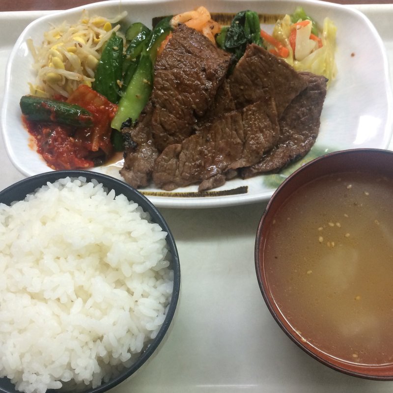 カルビ定食(ソウル市場)