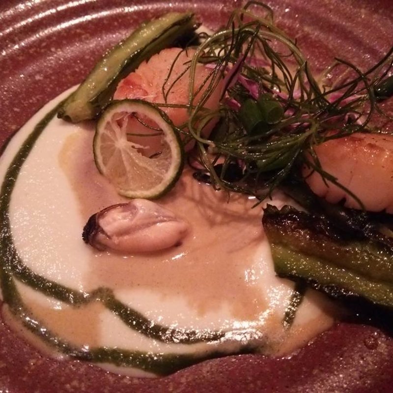 ホタテ貝のソテー（温かい前菜）(ラクープドール)