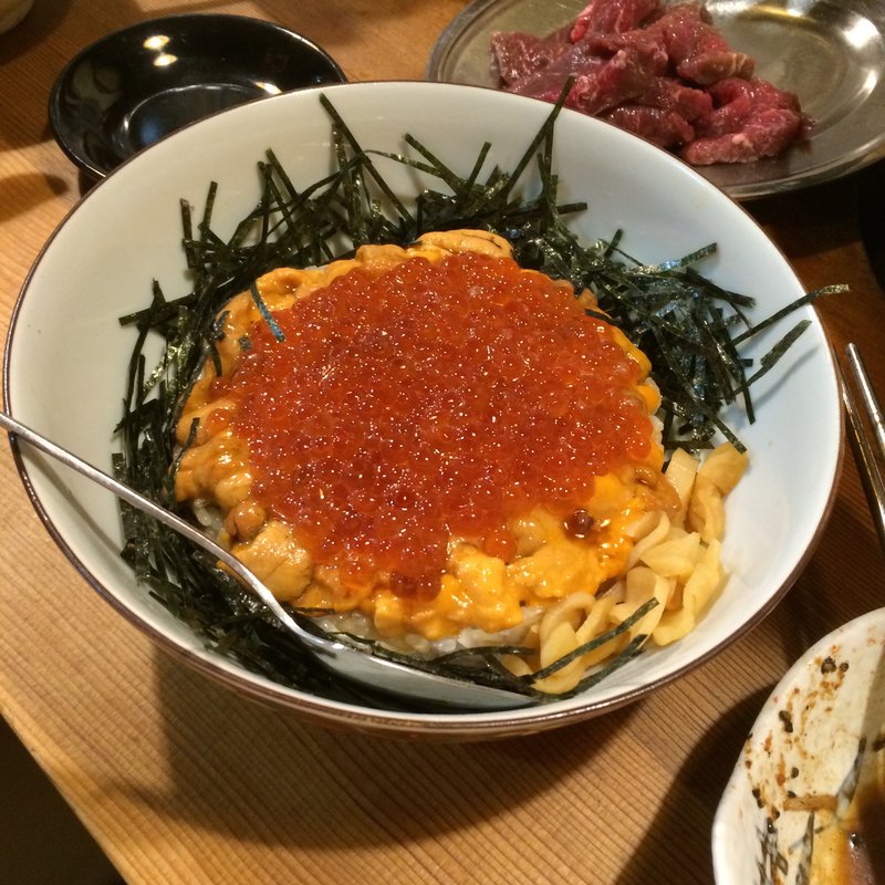 ウニ・イクラ丼(神居古潭 （カムイコタン）)