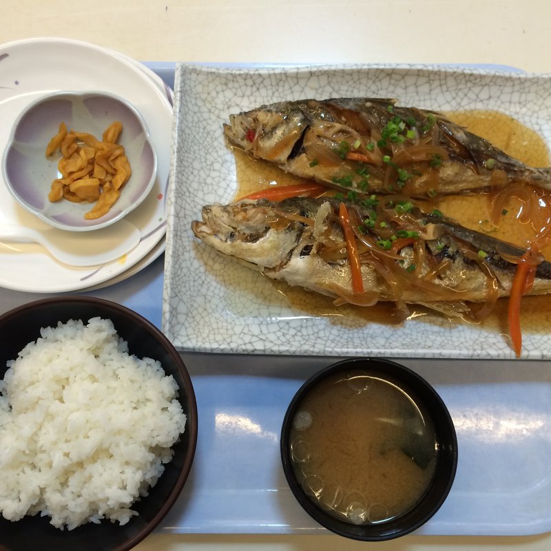 アジの南蛮揚げ＋定食セット(ばんや )