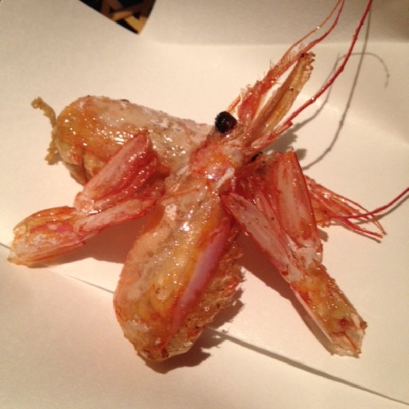 海老のあたまの素揚げ(匠味家)