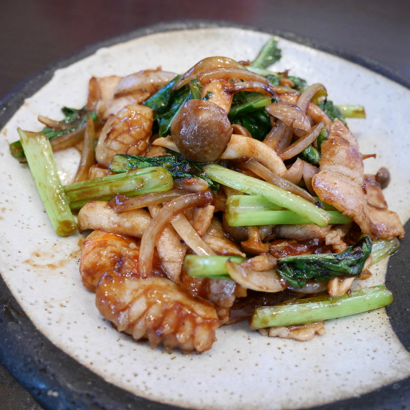 XO醤八宝菜(ダブルハピネスダイニング)