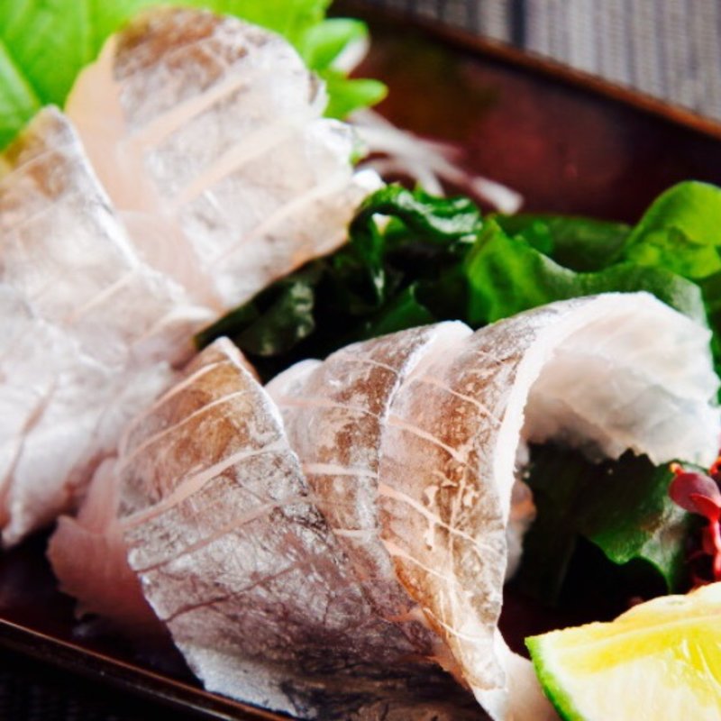 太刀魚のお造り(江戸三座)