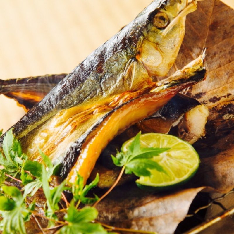 さんまの炭火焼(江戸三座)