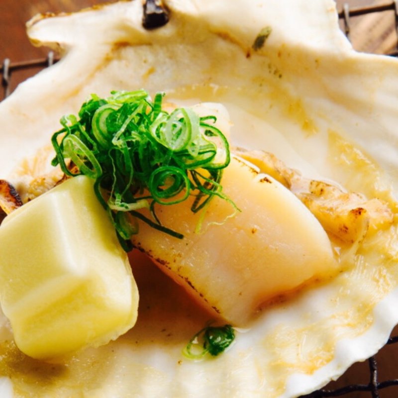 ホタテバター醤油焼き(江戸三座)