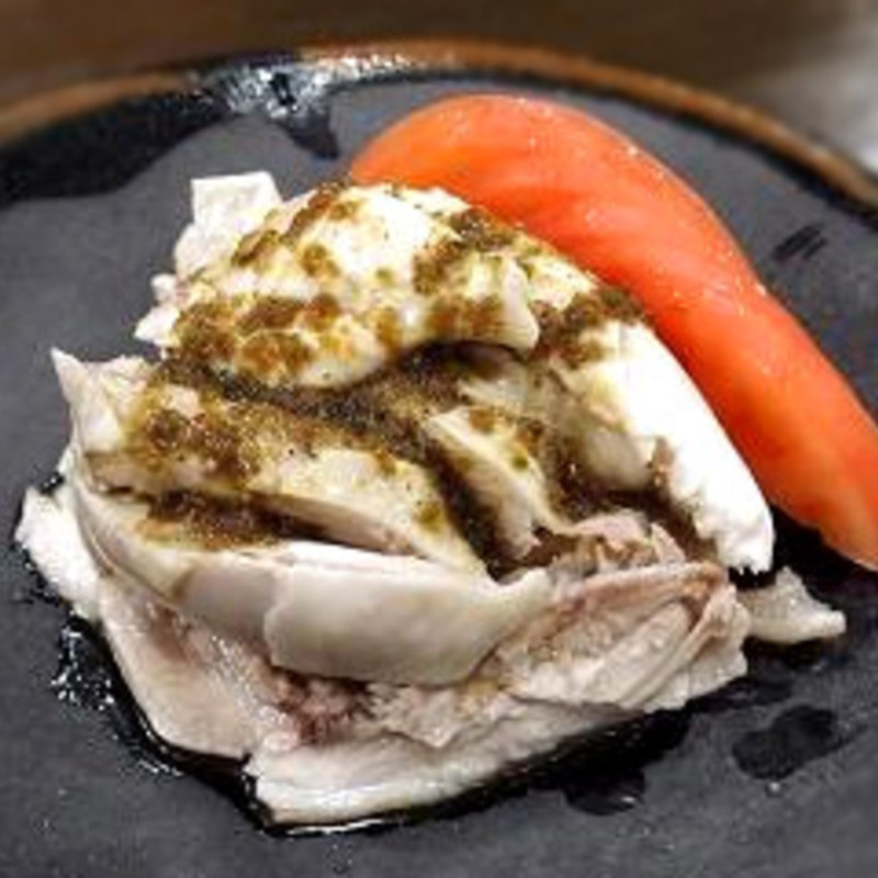 蒸し鶏の山椒醤油(湘南小吃)