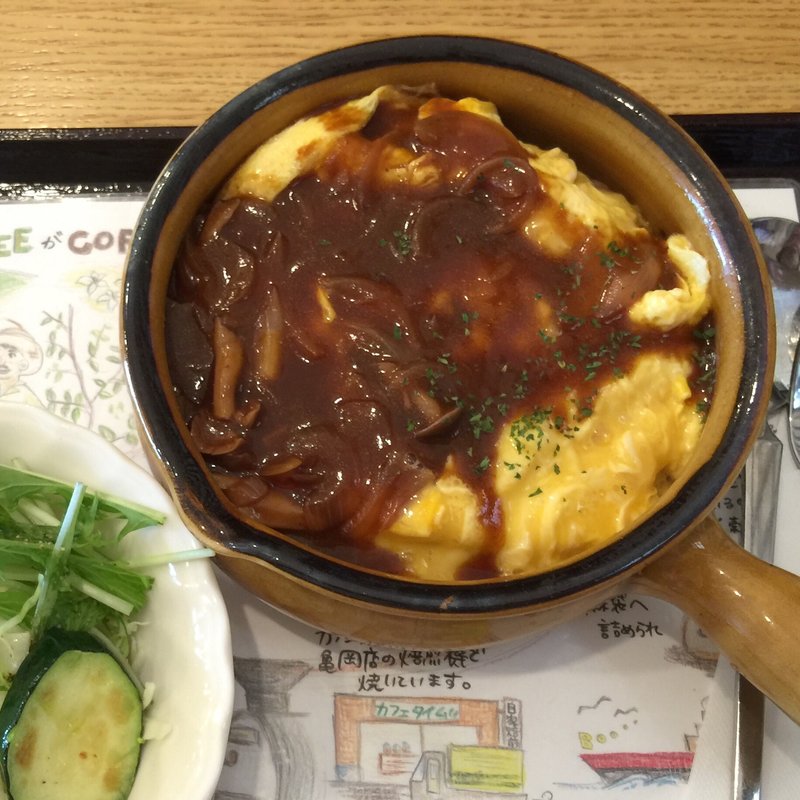 ふわふわ地卵のオムライス(カフェタイム 久世店 )