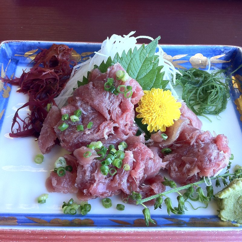 まぐろの中落ち刺身(一山 いけす)