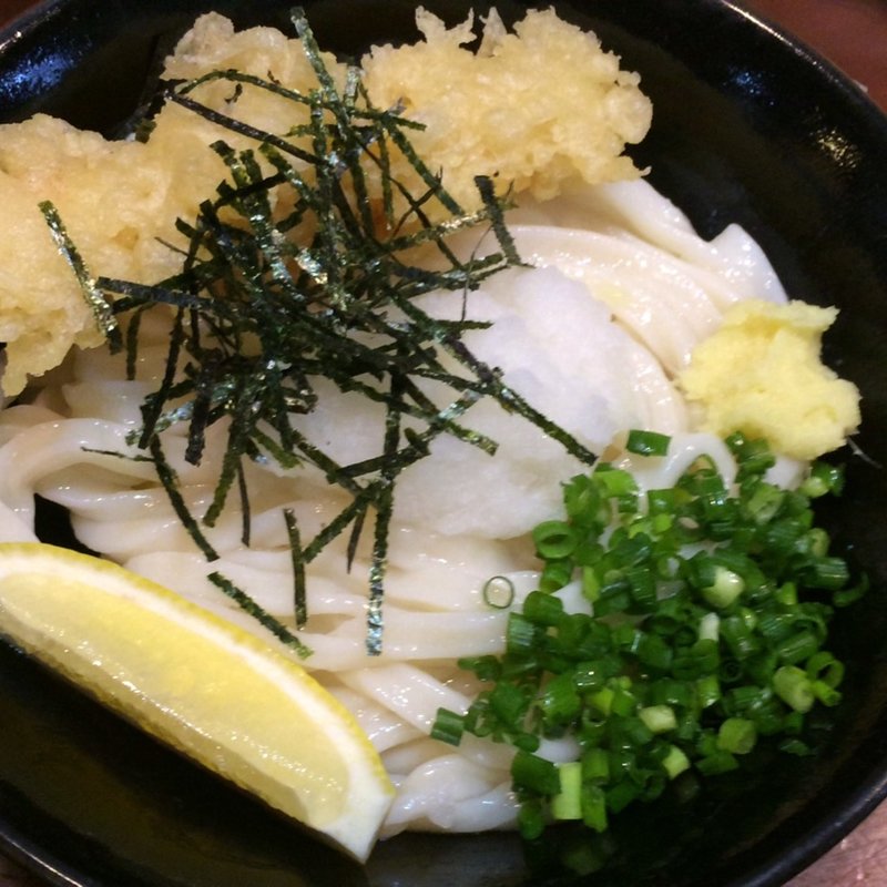 海老天ぶっかけうどん(ぶっかけうどん　小野)