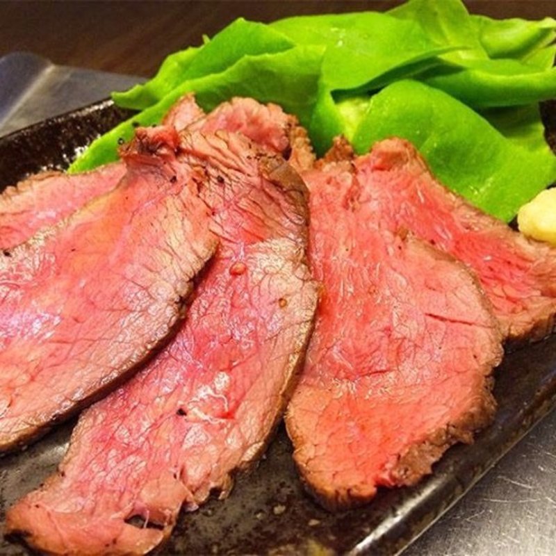 鉄板ローストビーフ(鉄板焼酒場 はふう)