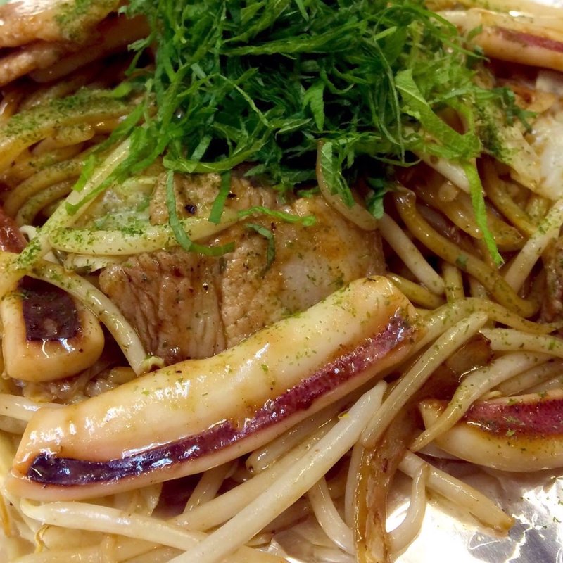 ソース焼きそば(鉄板焼酒場 はふう)