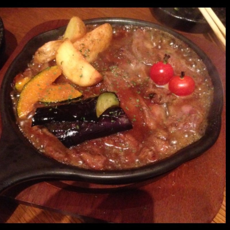 厚切り熟成牛ロースステーキ(天満ロマンチック食堂 )