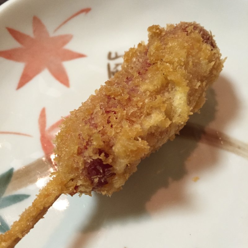 串カツ ウインナー(ねぎ太郎 第一ホテル店)