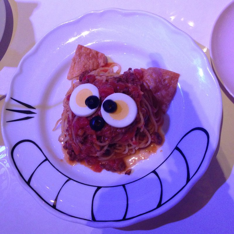 チシャ猫特製牛肉のラグーソーススパゲティ(舞踏の国のアリス)