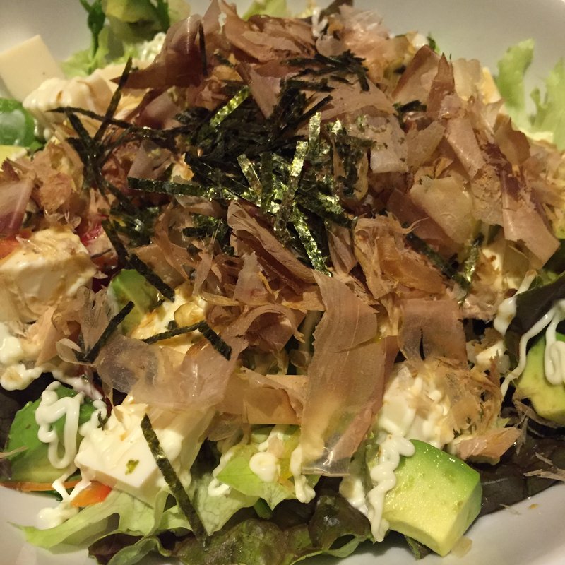 豆豆腐とアボカドのわさび醤油サラダ(京桜 （【旧店名】わっしょい桜）)