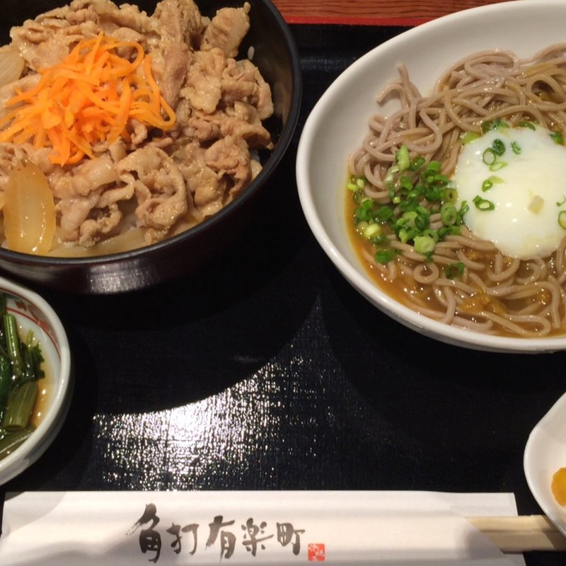 蕎麦定食(角打)