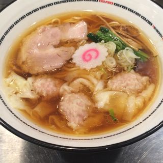 ワンタン麺(麺創研 紅-KURENAI-)