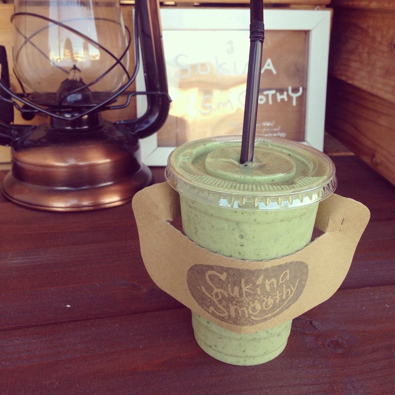 ほうれん草とバナナのきなこ豆乳スムージー(スキナスムージー 吉岡町下野田本店 )