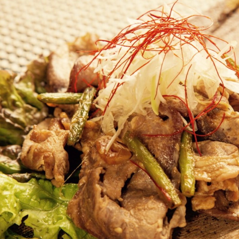 鶏肉とっても無臭ニンニクの醤油焼き(江戸三座)