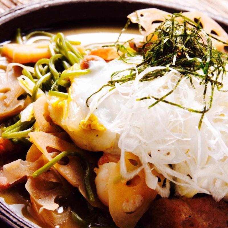 茶そばの焼きそば(江戸三座)