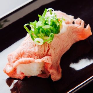 黒毛和牛の握り(江戸三座)