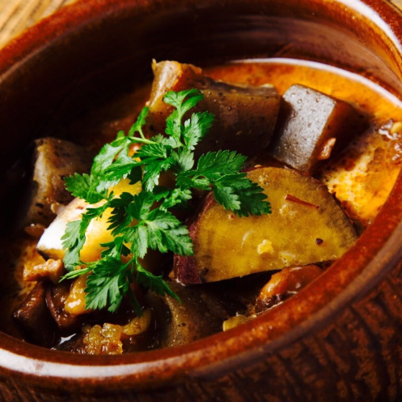 牛ホルモンの土手煮(江戸三座)