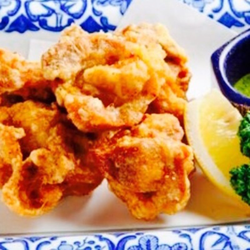 梅鶏のから揚げ(江戸三座)