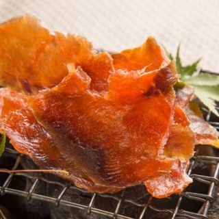 鮭とばの炙り焼き(江戸三座)