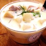 かぶと鶏肉のゴルゴンゾーラポテトクリーム(Potato Cream / potato cream よる)