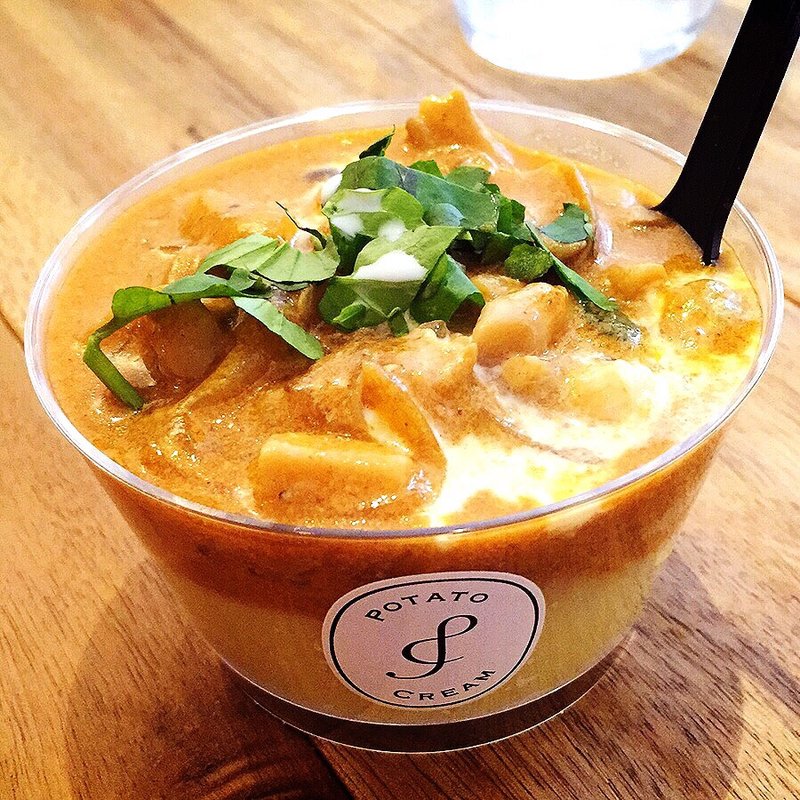 海老ときのこのストロガノフポテトクリーム(Potato Cream / potato cream よる)