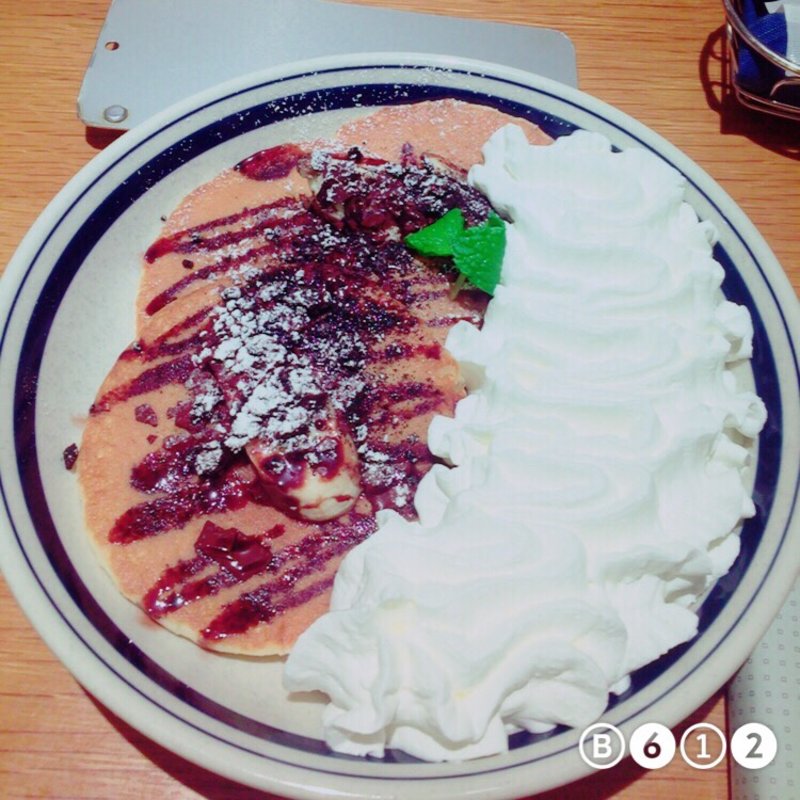 バナナチョコパンケーキ(パークサイドカフェ)