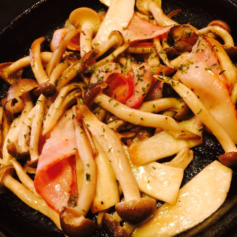 三種のキノコバター(花たぬき　 京都駅前店 )