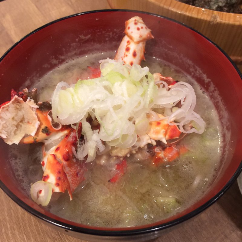蟹の味噌汁(磯丸水産 プリンセス大通り店 )