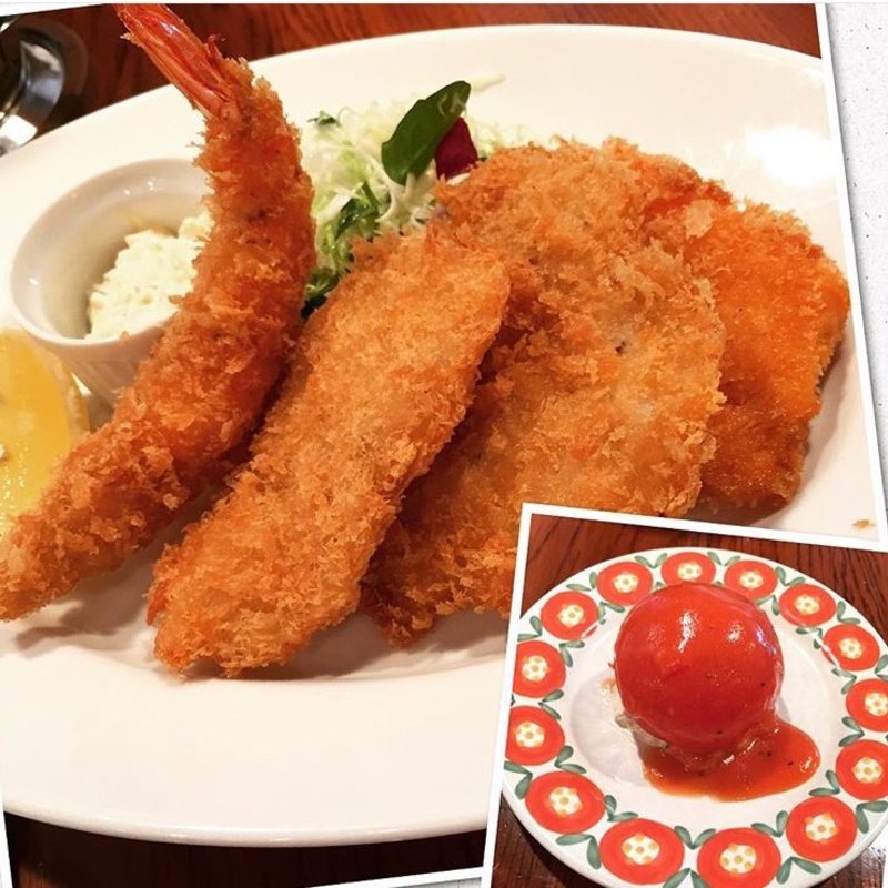 ミックスフライセット(グリルキャピタル東洋亭 ポルタ店 （【旧店名】カフェグリル東洋亭）)