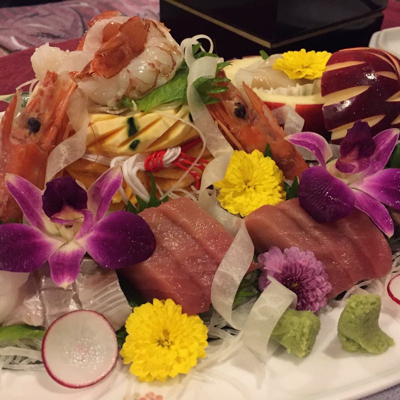 刺身盛り合わせ(玄武温泉風流亭)