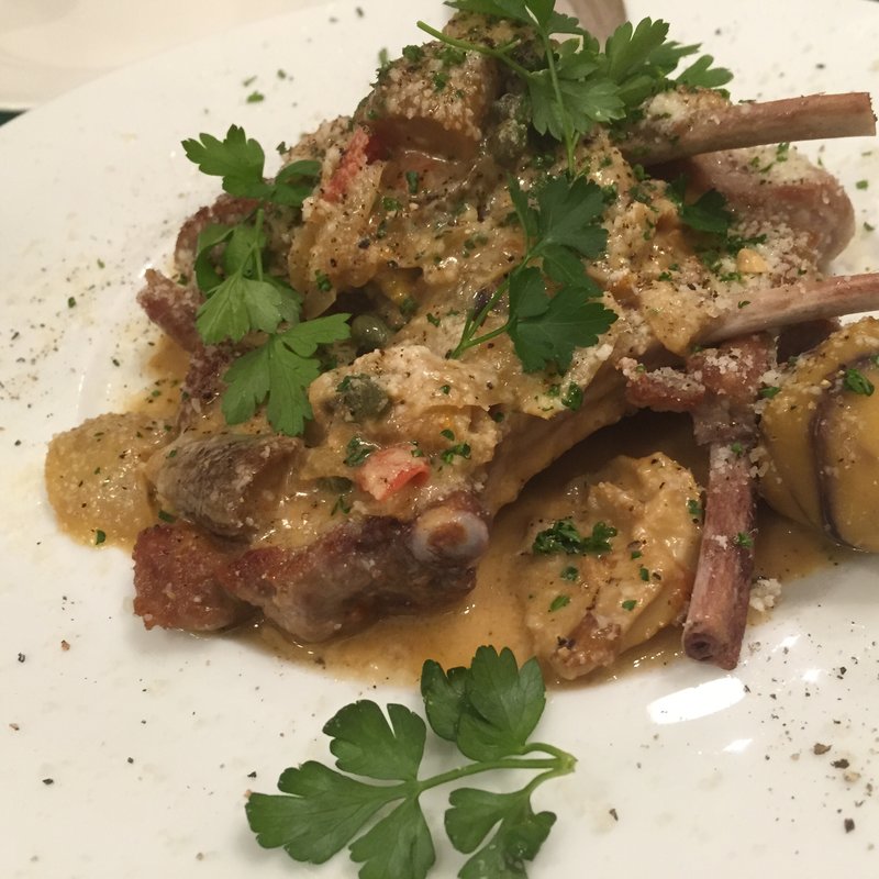 子羊と栗とボルチーニ茸のカチャトーラ(ジョヴァンニ)