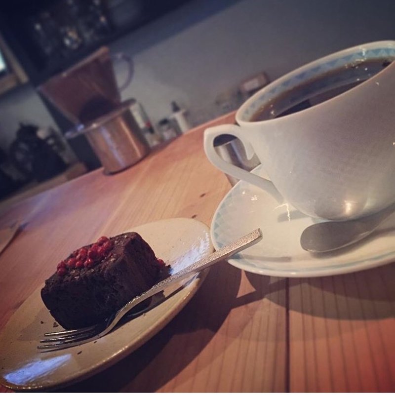 ケーキセット(珈琲 二条小屋 （ニジョウコヤ）)